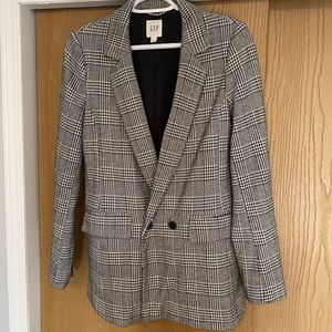 GAP plaid blazer